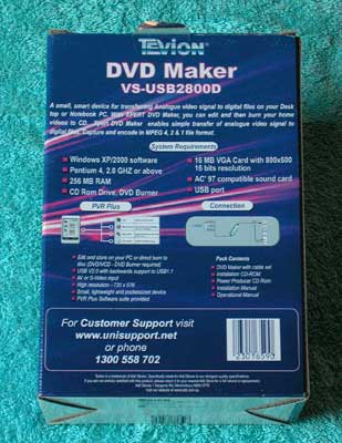 tevion home dvd creator software